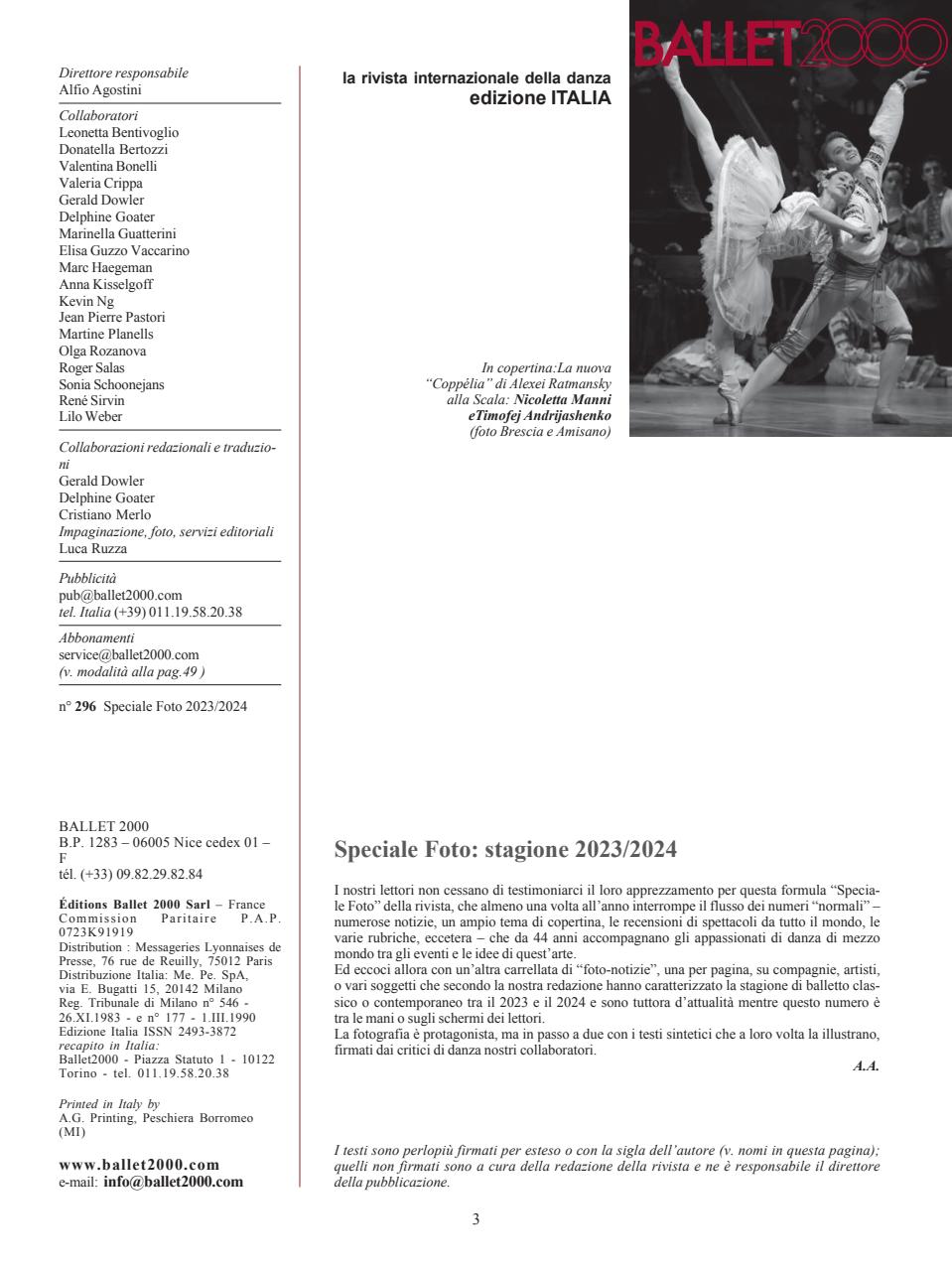 BALLET2000 Edizione Italia Preview Pages