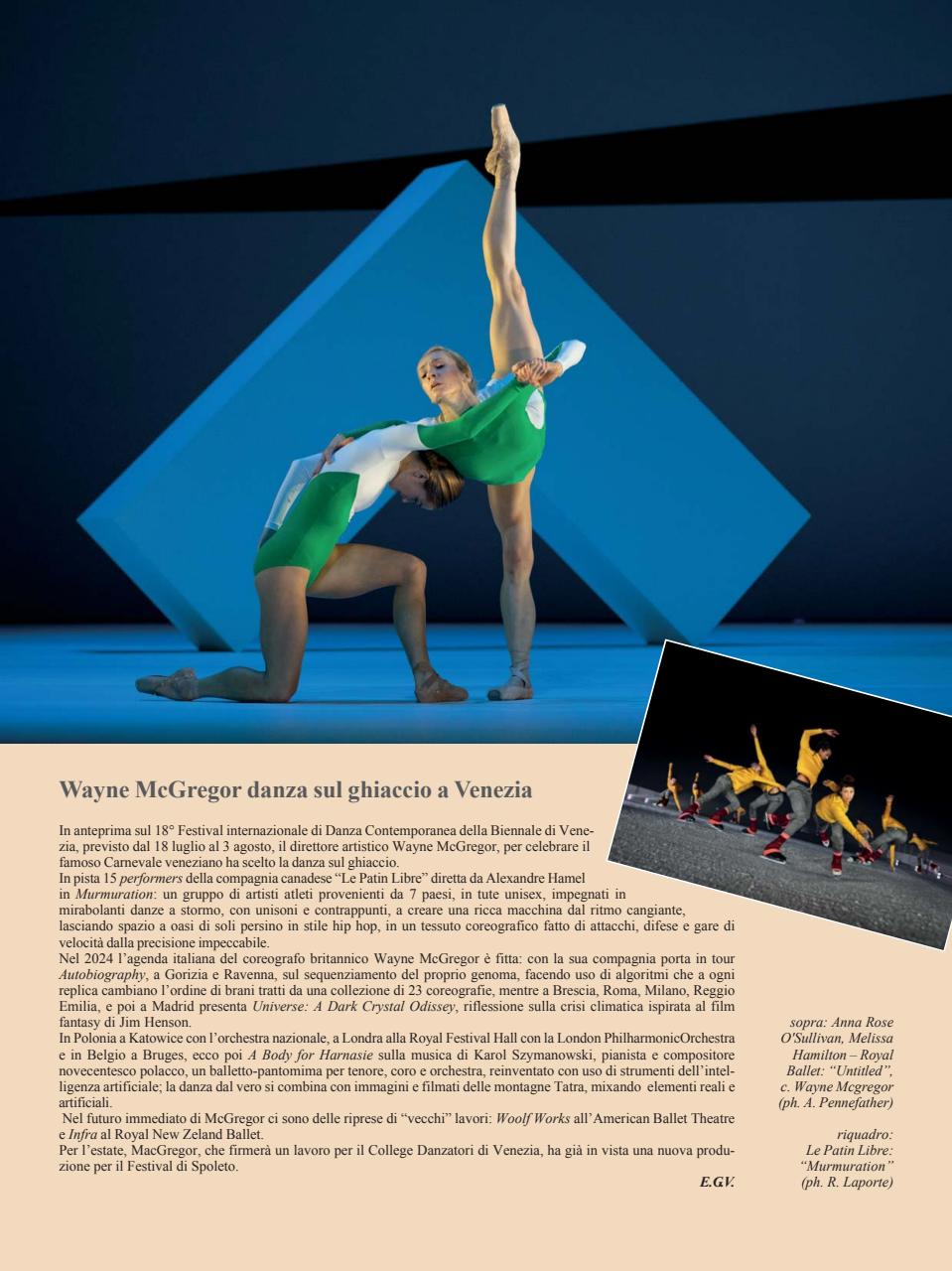 BALLET2000 Edizione Italia Preview Pages