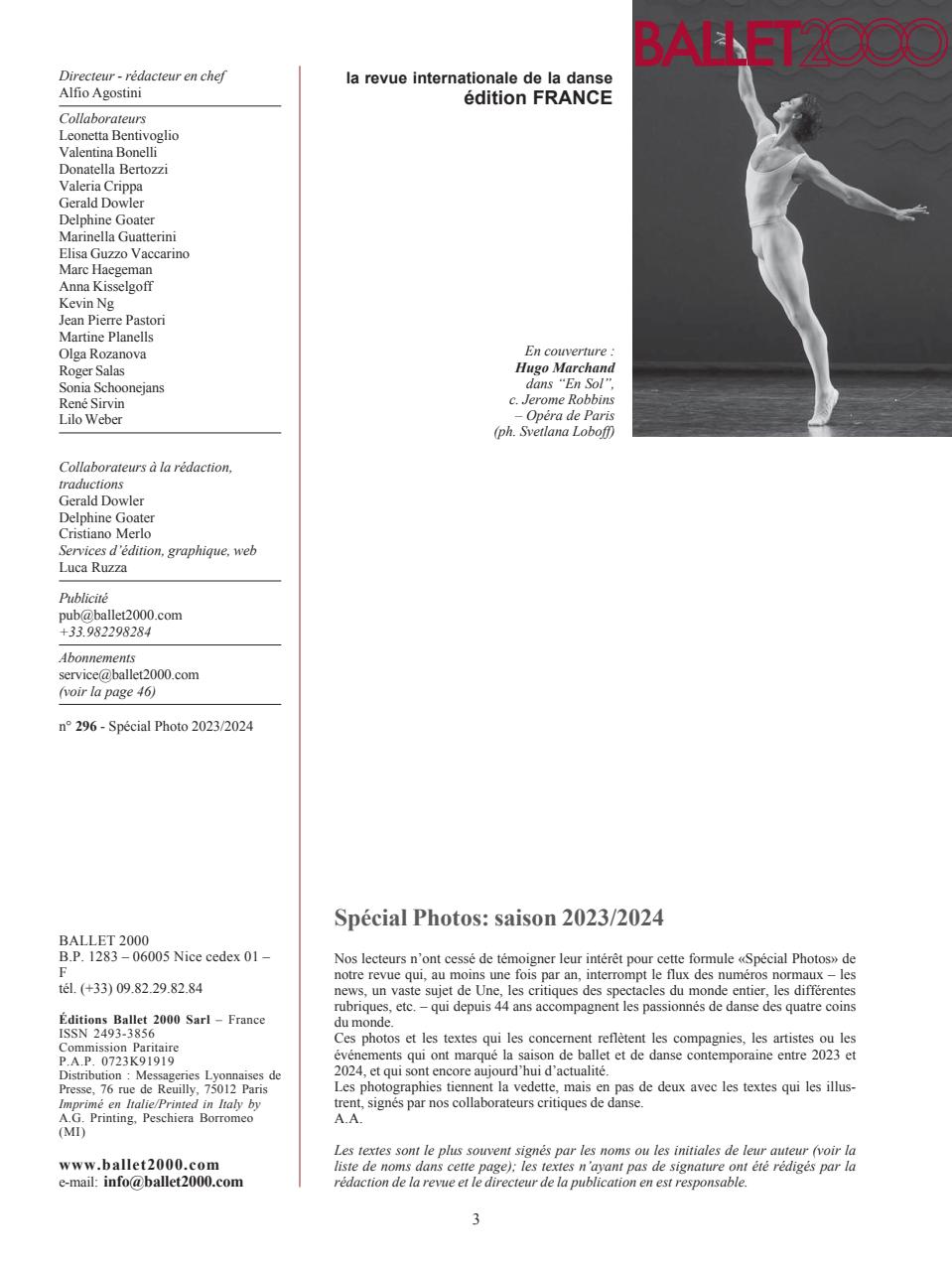 BALLET2000 Édition France Preview Pages