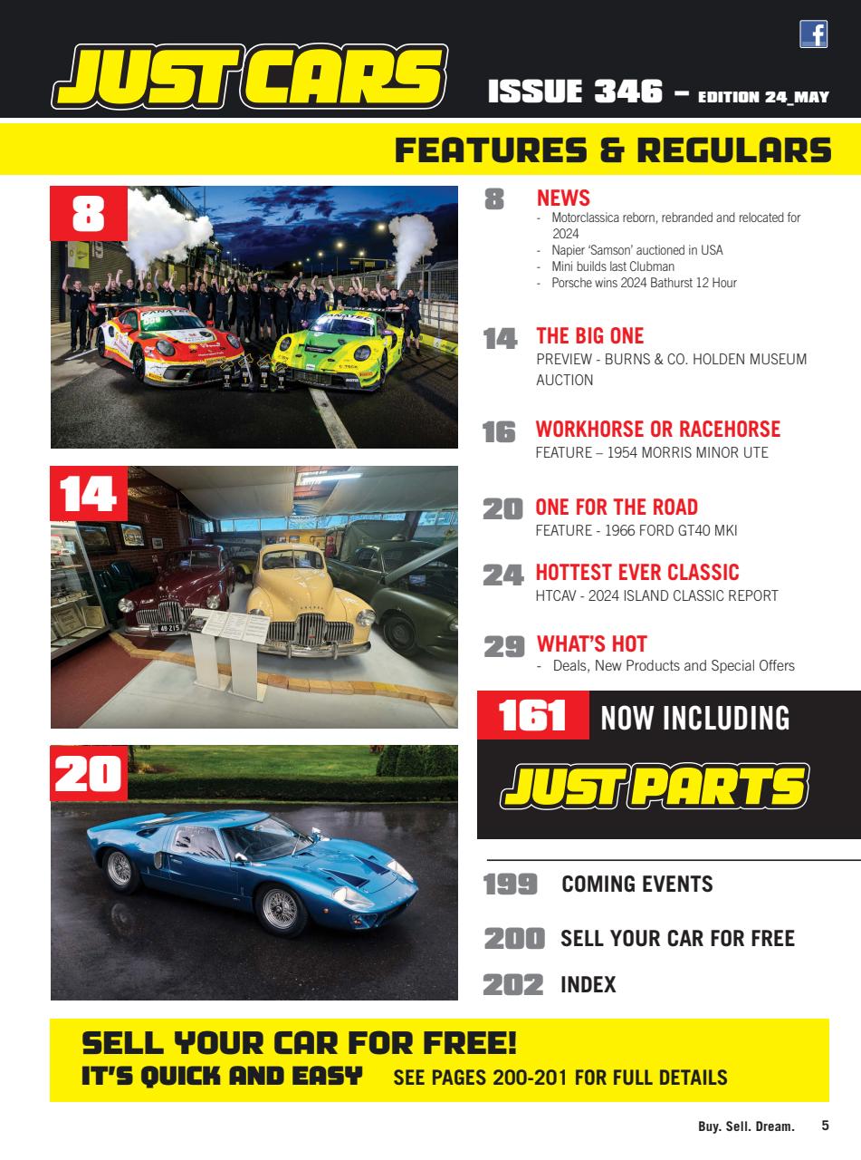 JUST CARS Preview Pages
