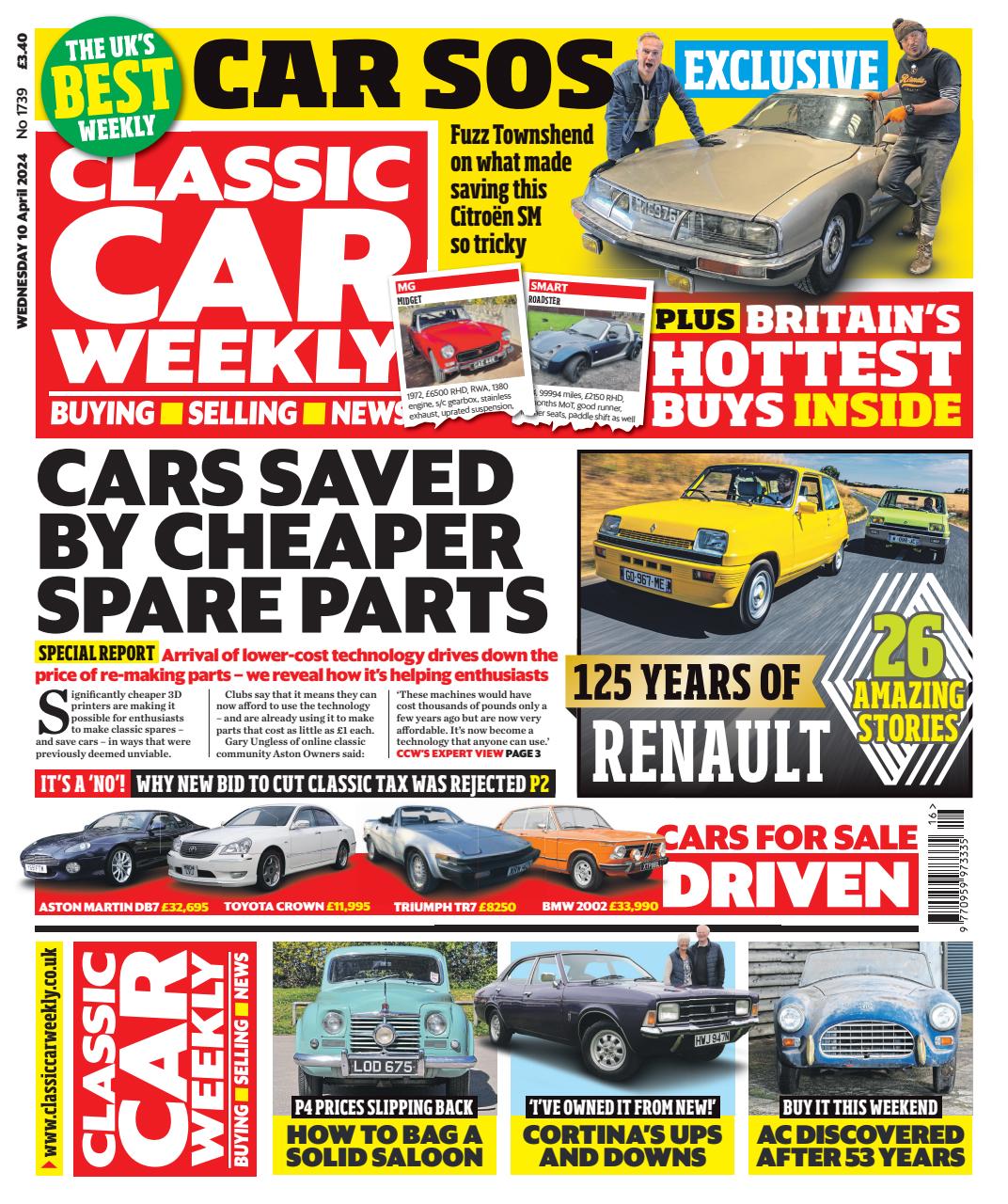 Classic Car Weekly Preview Pages