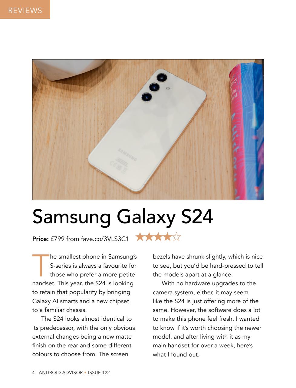 Android Advisor Preview Pages