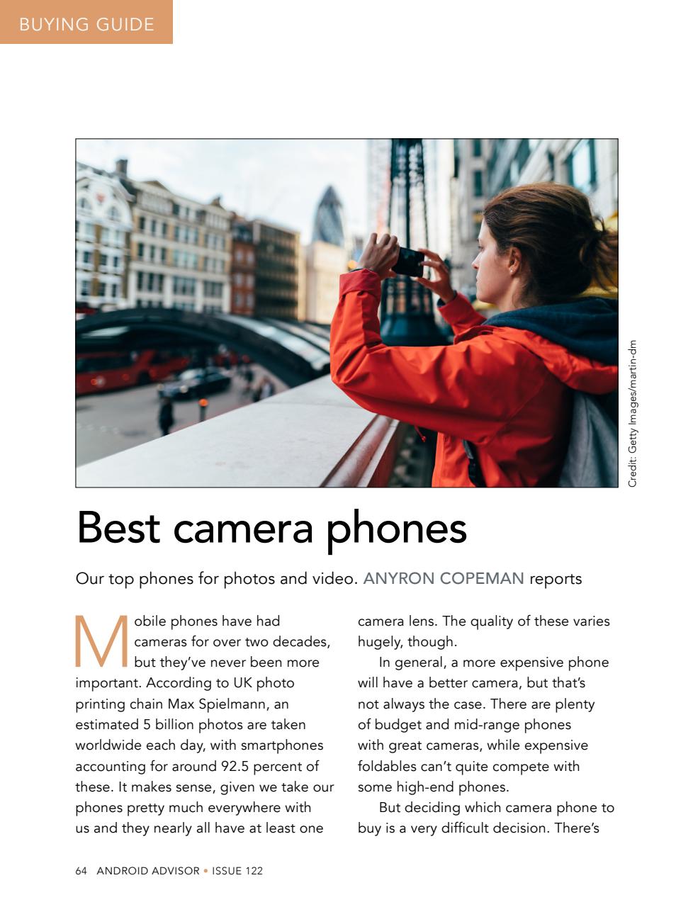 Android Advisor Preview Pages
