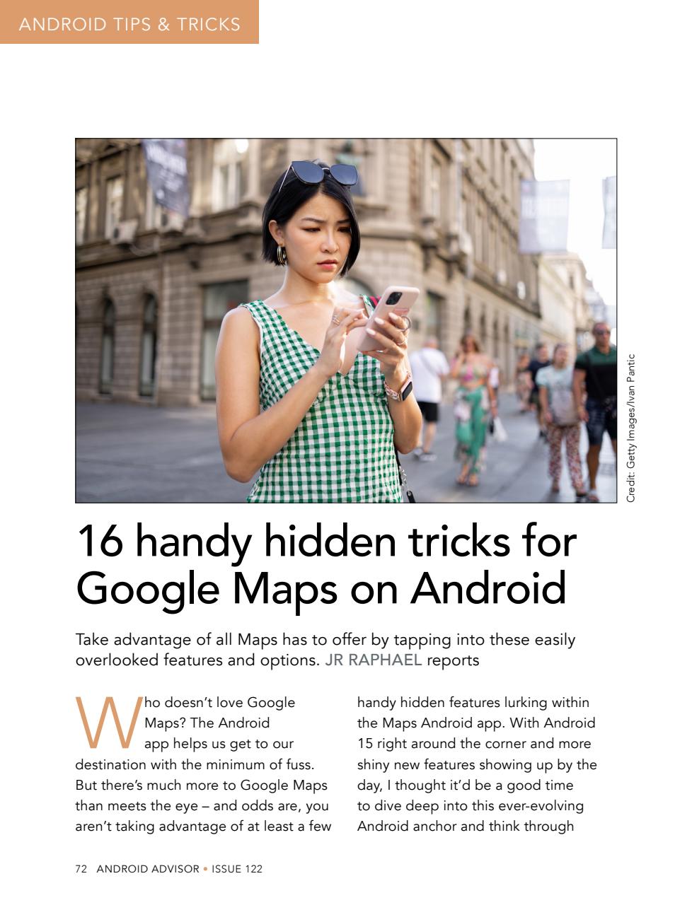 Android Advisor Preview Pages