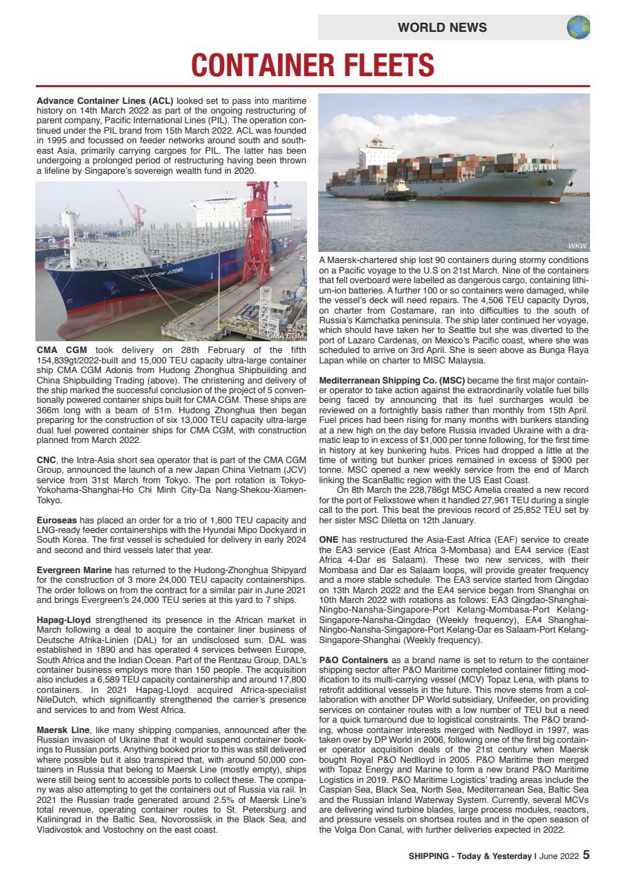 Shipping Today & Yesterday Preview Pages