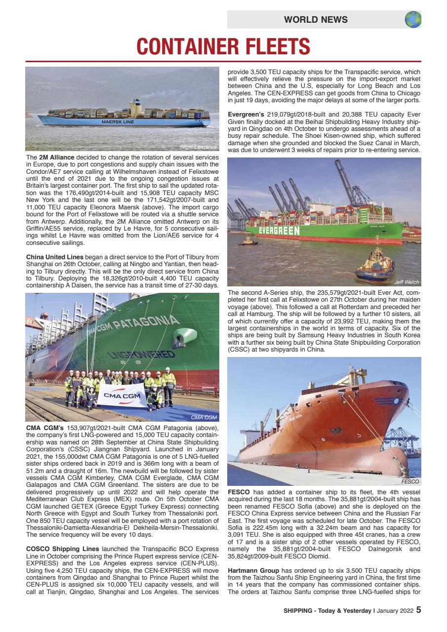 Shipping Today & Yesterday Preview Pages