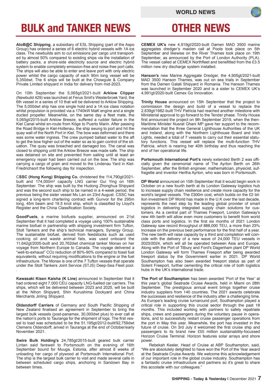 Shipping Today & Yesterday Preview Pages