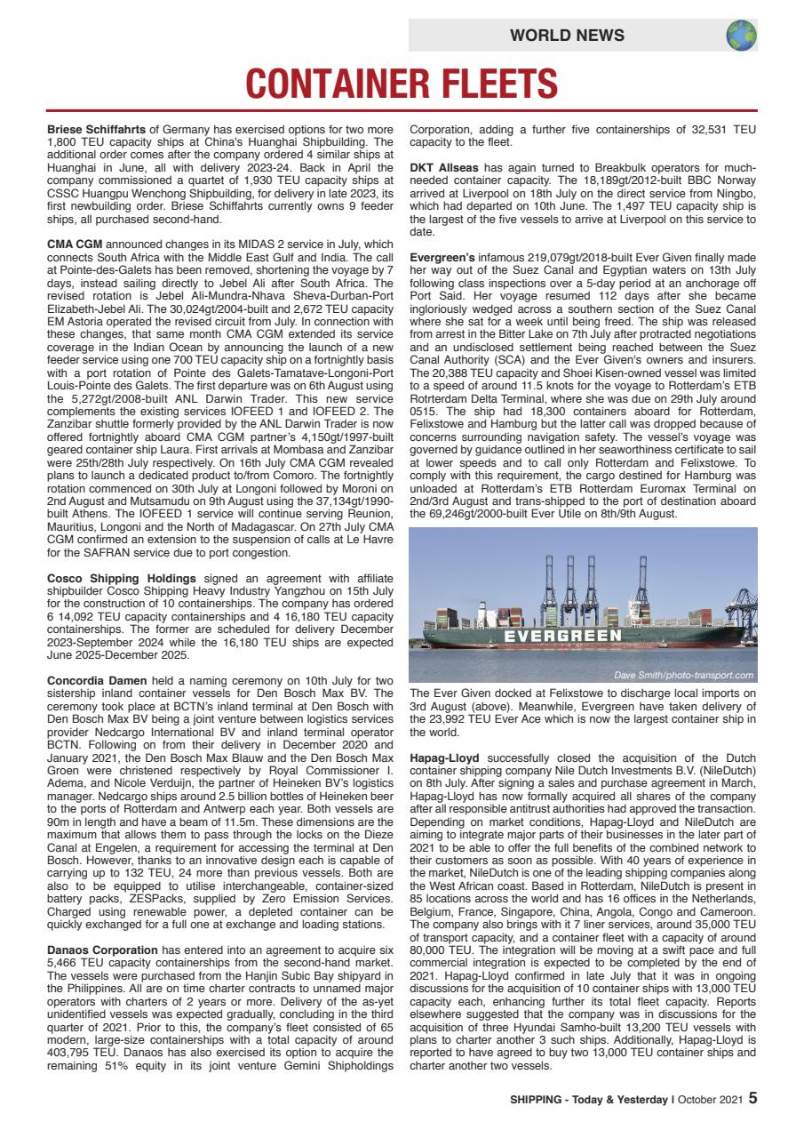 Shipping Today & Yesterday Preview Pages