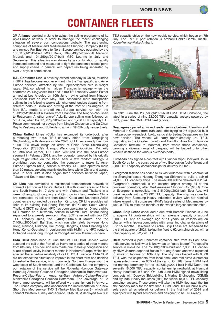 Shipping Today & Yesterday Preview Pages