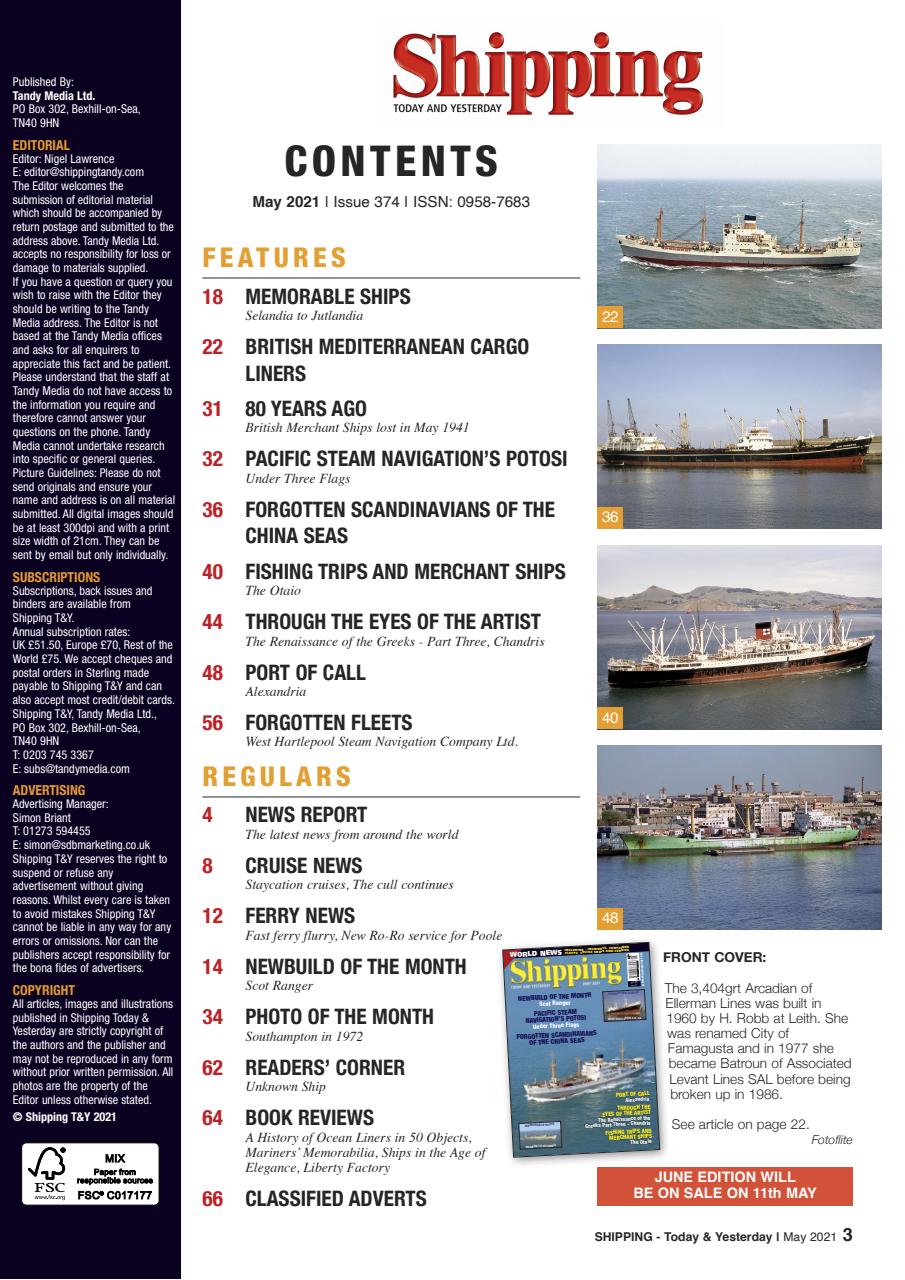 Shipping Today & Yesterday Preview Pages