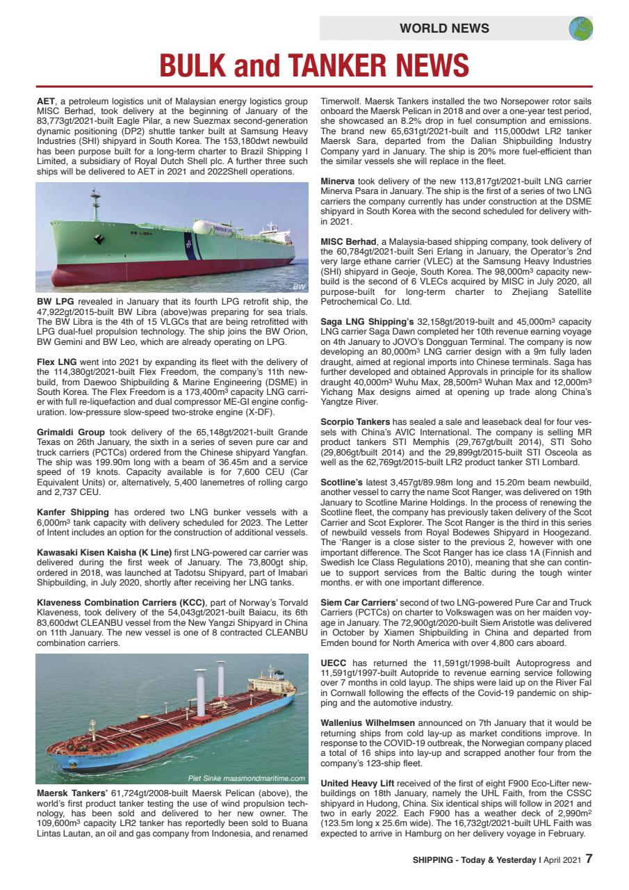 Shipping Today & Yesterday Preview Pages