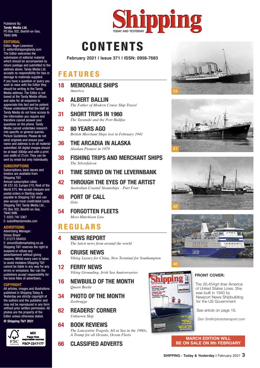 Shipping Today & Yesterday Preview Pages