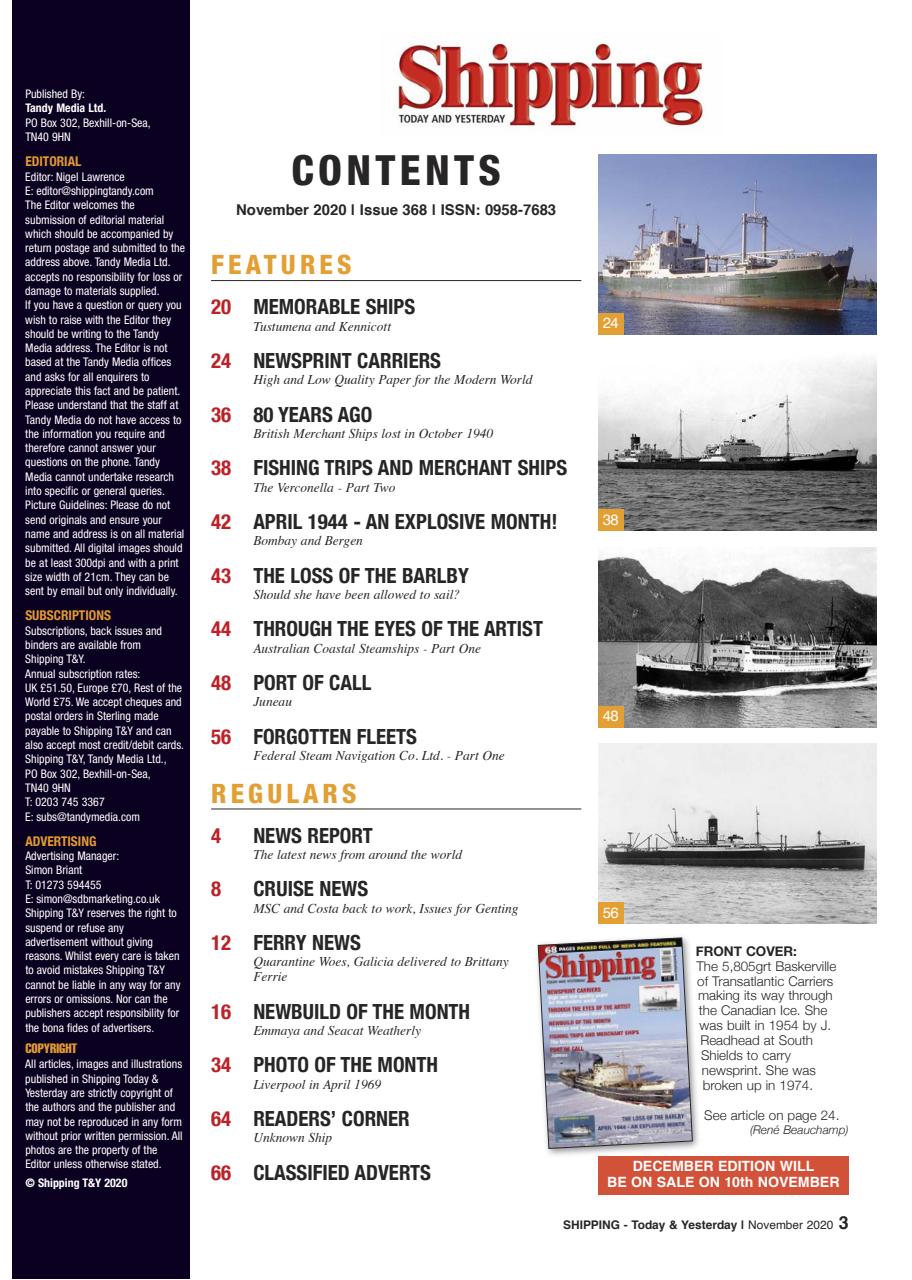 Shipping Today & Yesterday Preview Pages