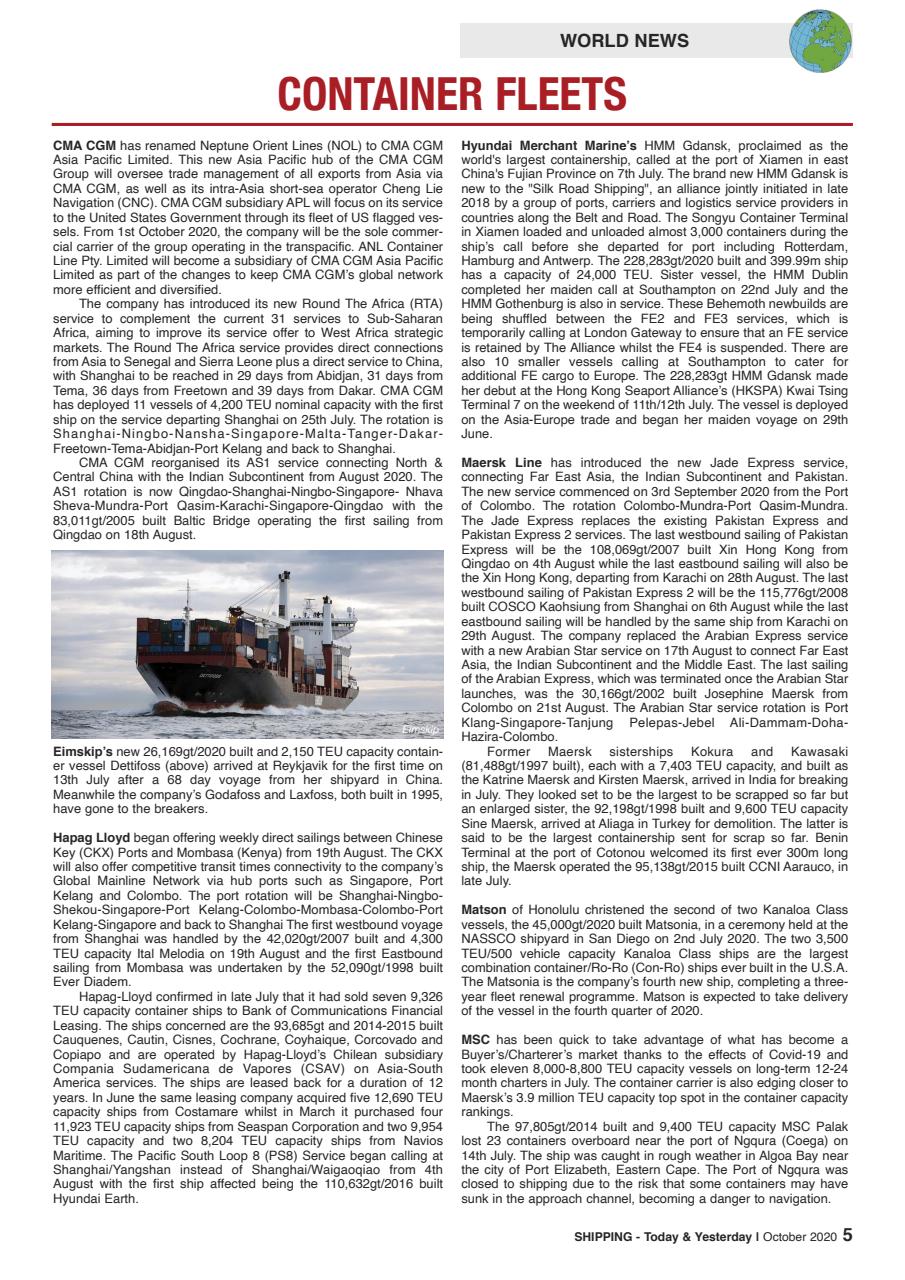 Shipping Today & Yesterday Preview Pages