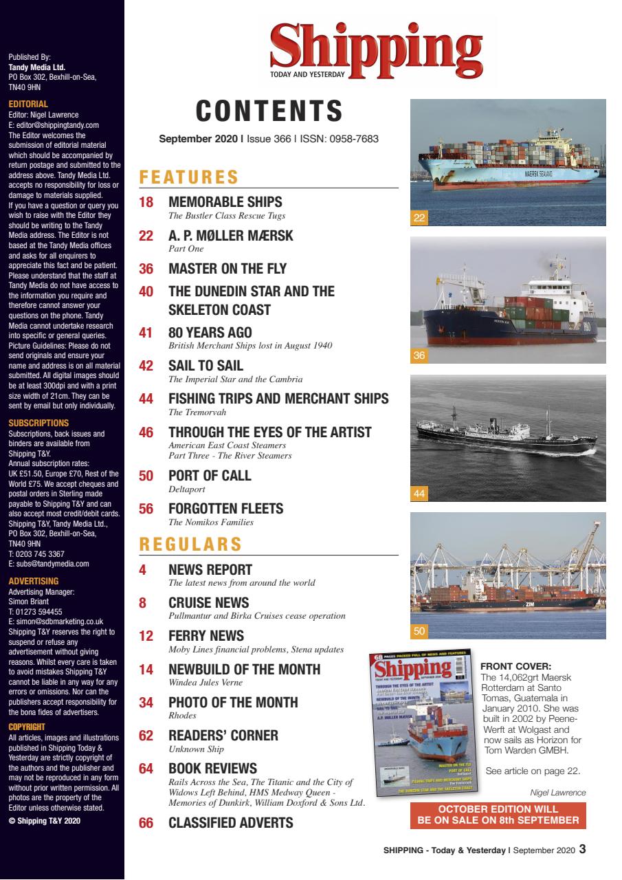 Shipping Today & Yesterday Preview Pages