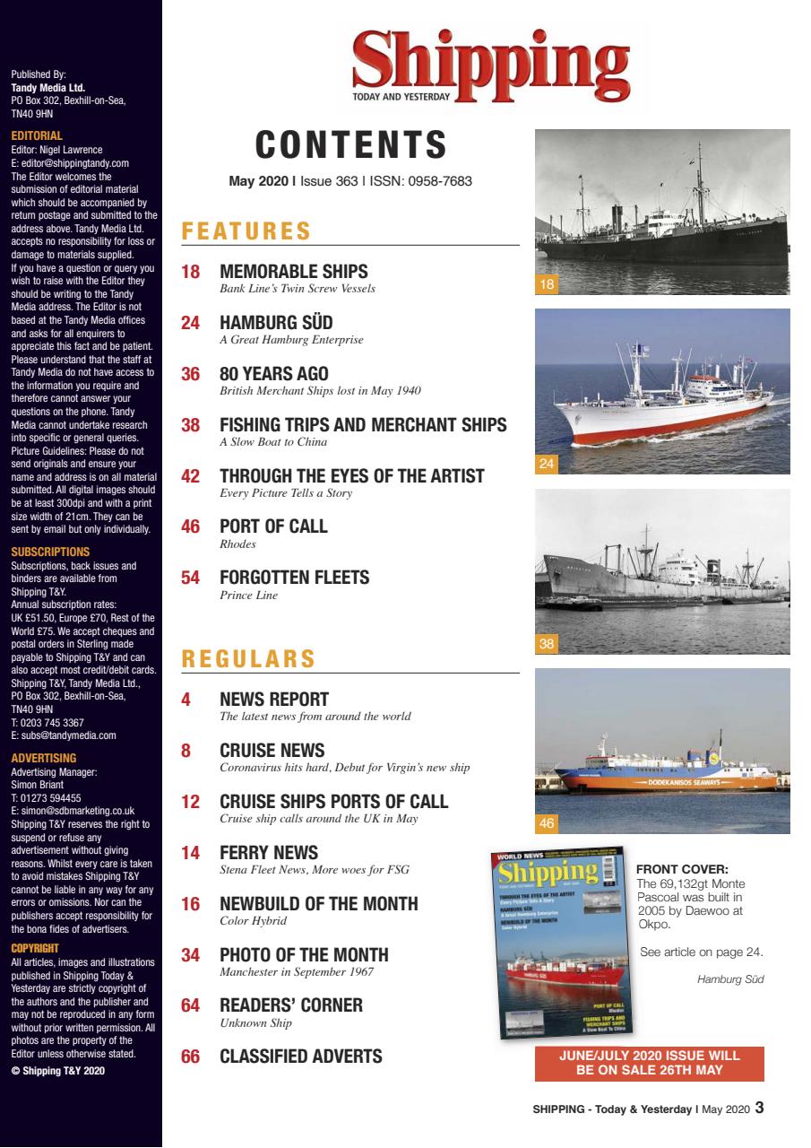 Shipping Today & Yesterday Preview Pages