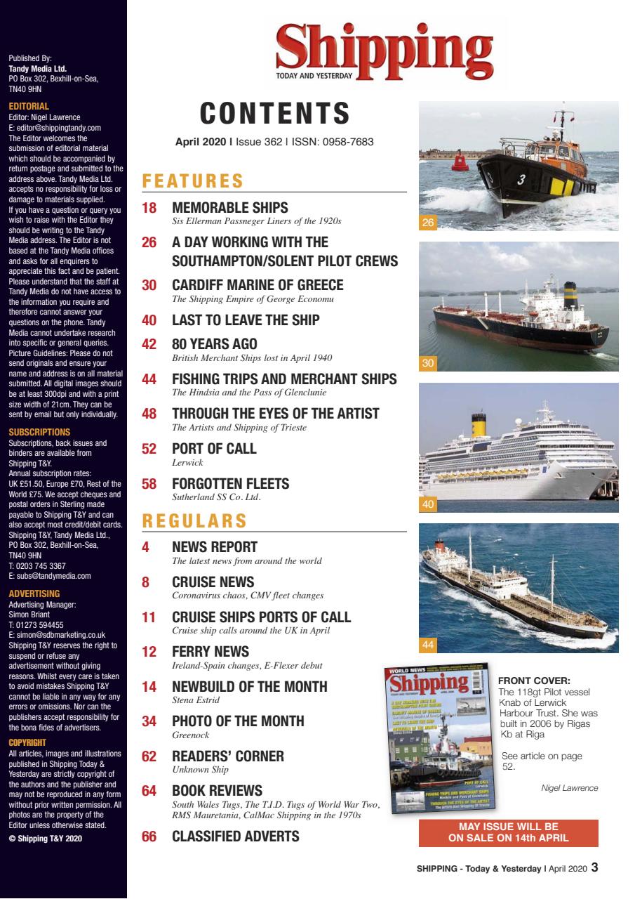 Shipping Today & Yesterday Preview Pages