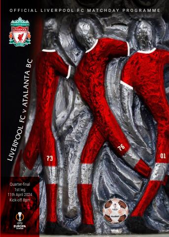 Liverpool FC Programmes issue vs Atalanta UEL 23/24