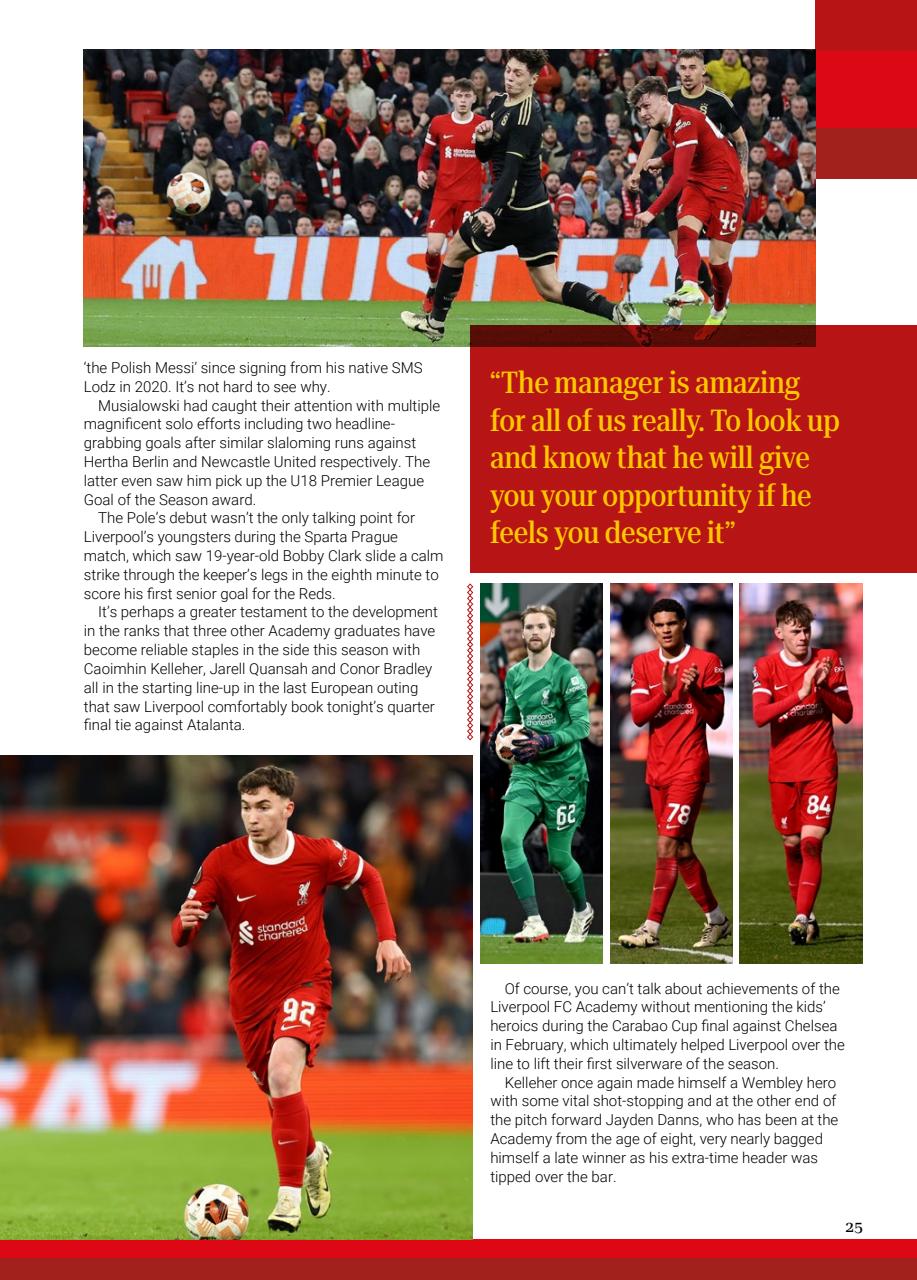 Liverpool FC Programmes Preview Pages