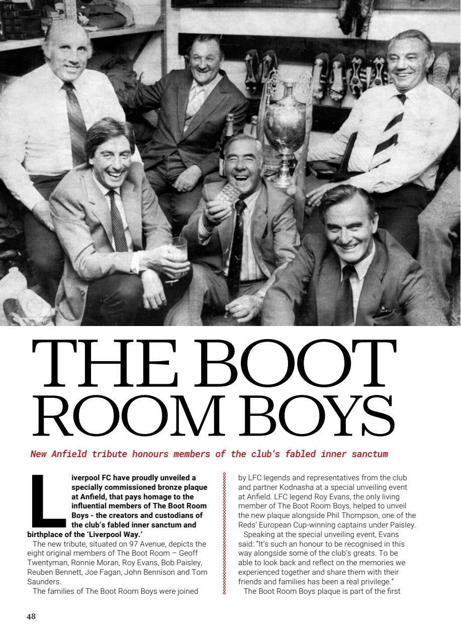 Liverpool FC Programmes Preview Pages