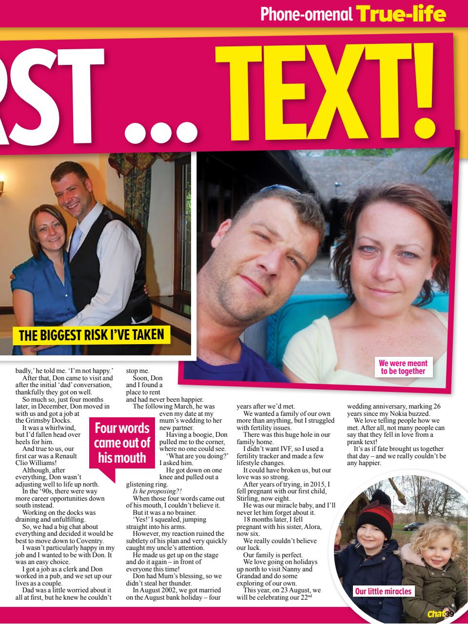 Chat Specials Preview Pages