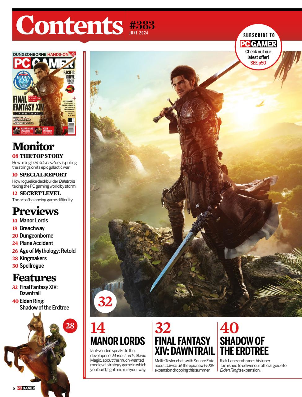 PC Gamer (US Edition) Preview Pages