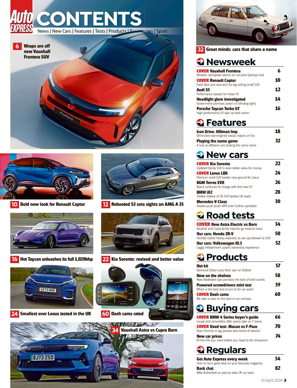 Auto Express Preview Pages