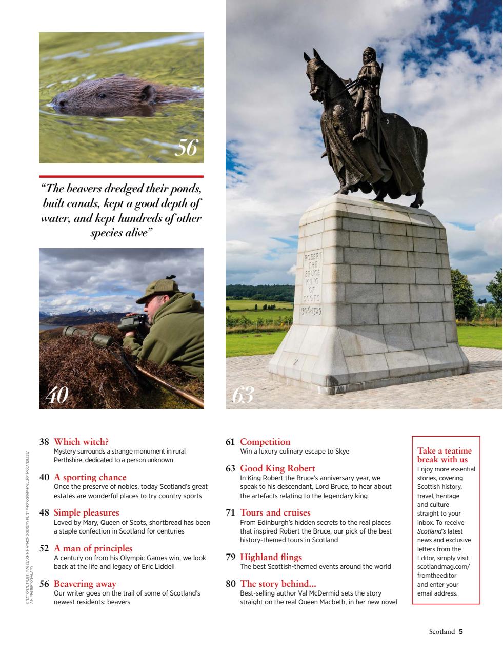 Scotland Magazine Preview Pages