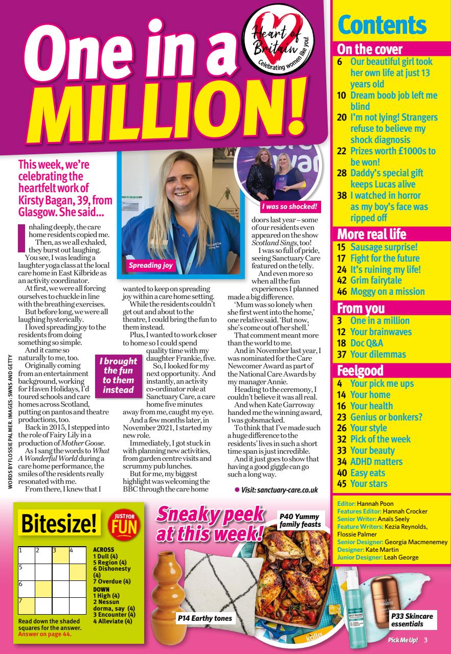 Pick Me Up Preview Pages