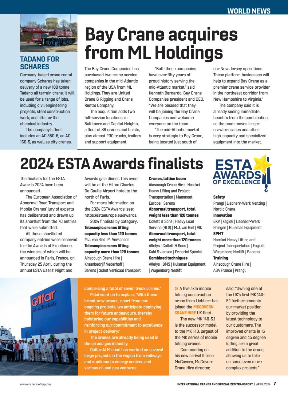 Int. Cranes and Specialized Transp Preview Pages