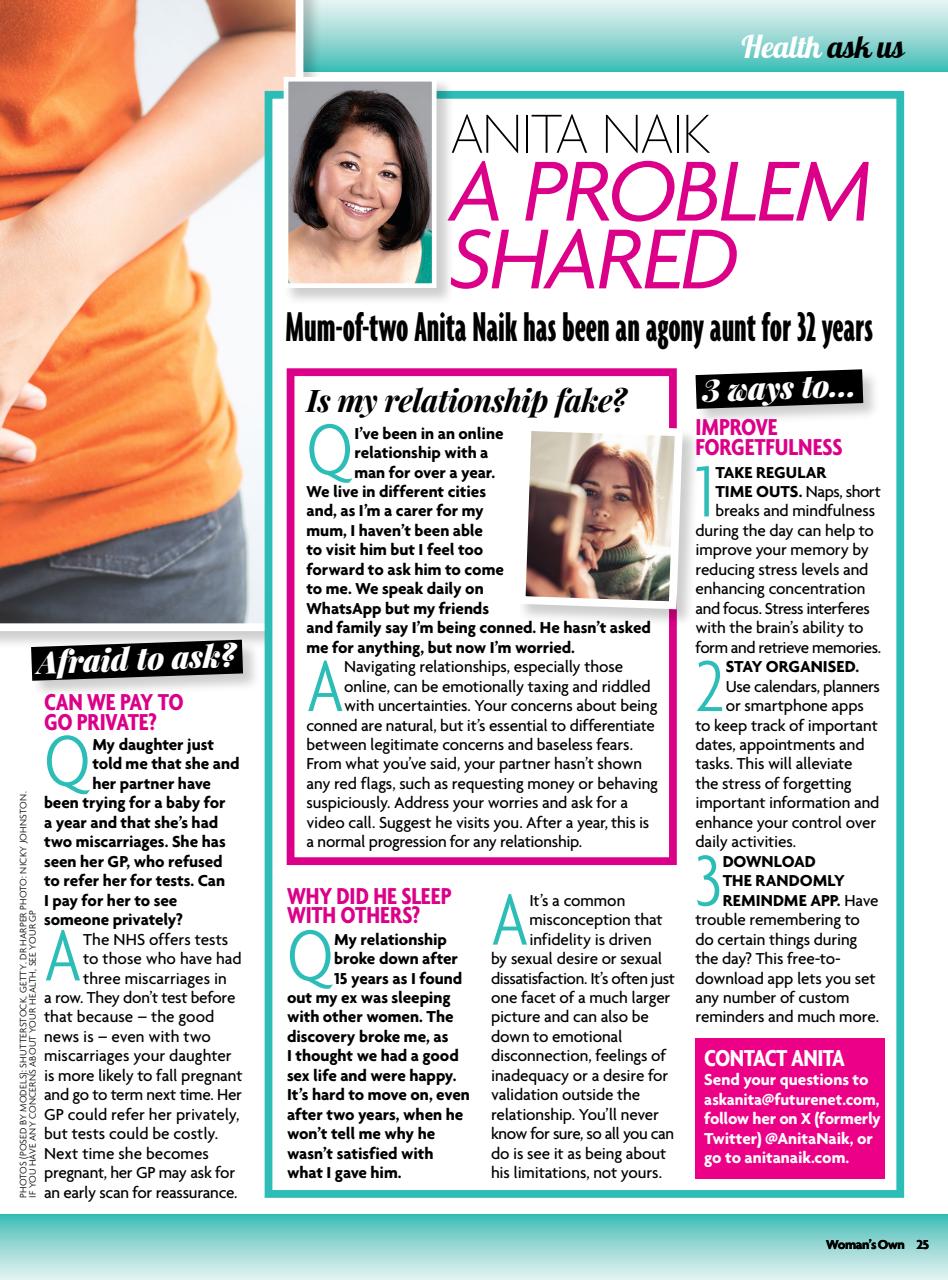 Woman's Own Preview Pages