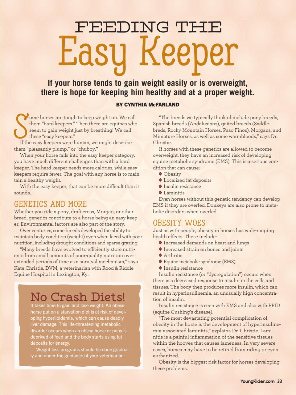 Young Rider Magazine Preview Pages