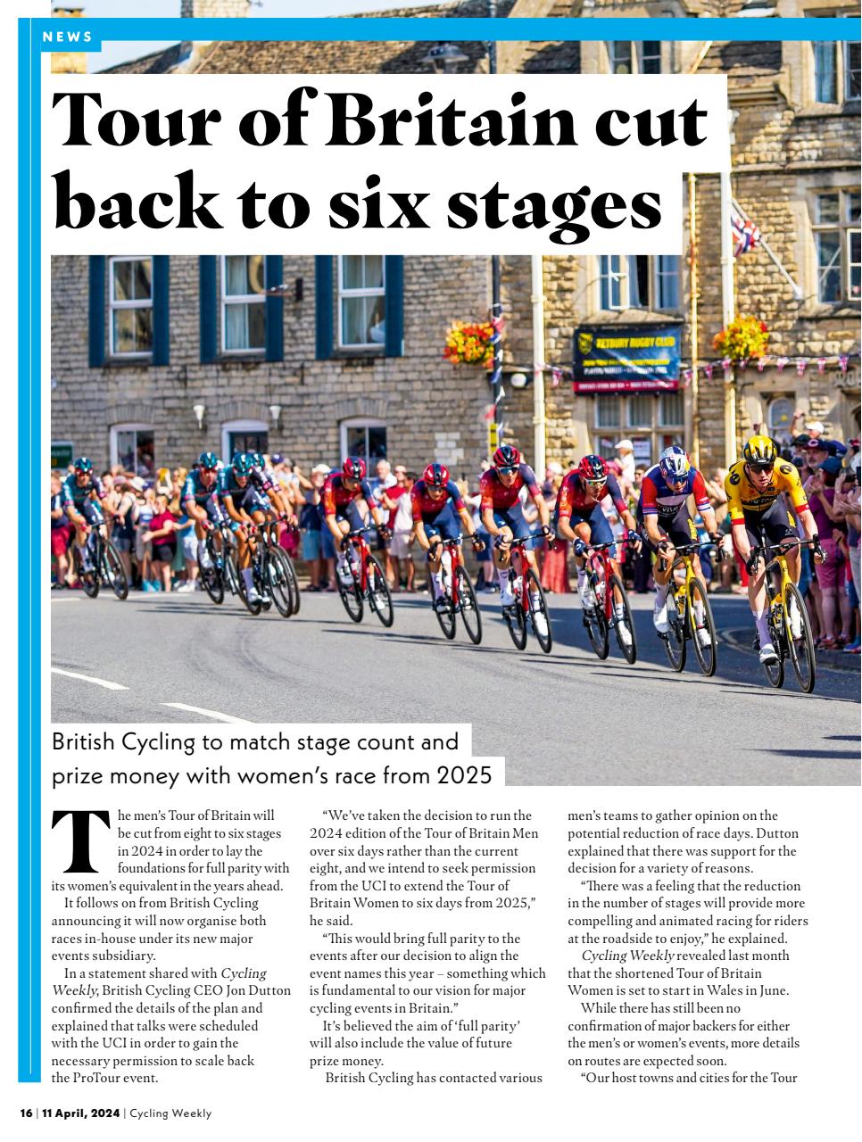 Cycling Weekly Preview Pages