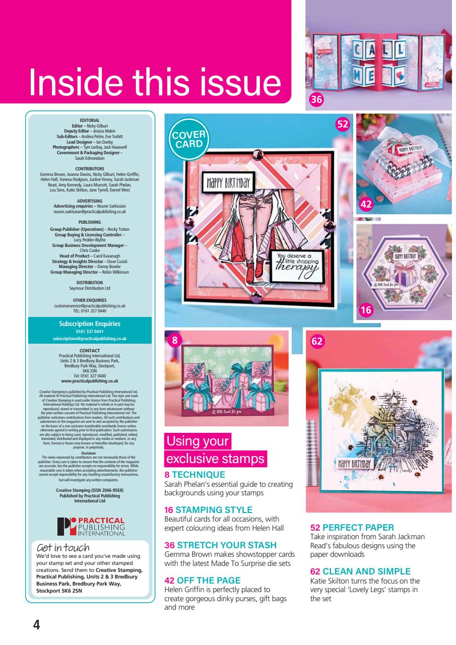 Creative Stamping Preview Pages