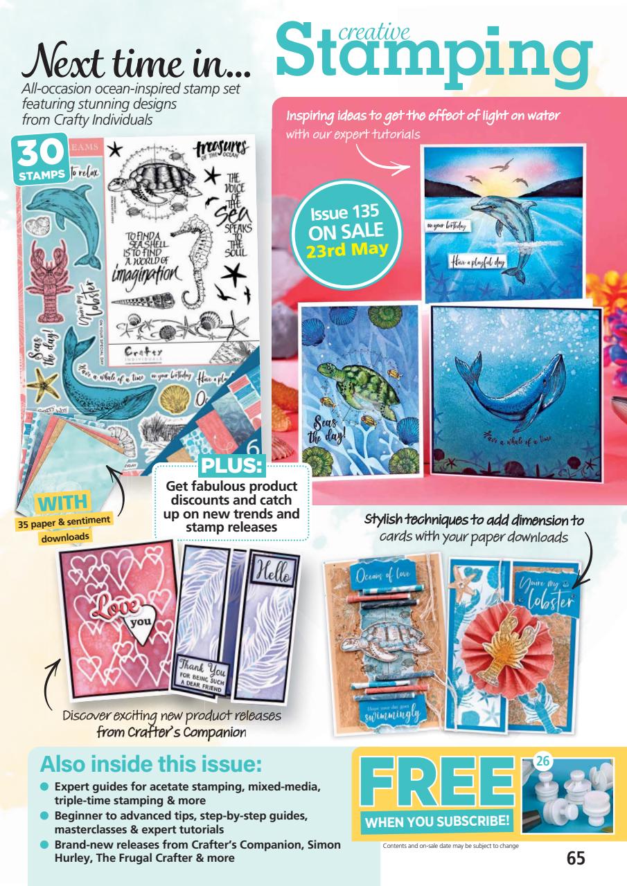 Creative Stamping Preview Pages