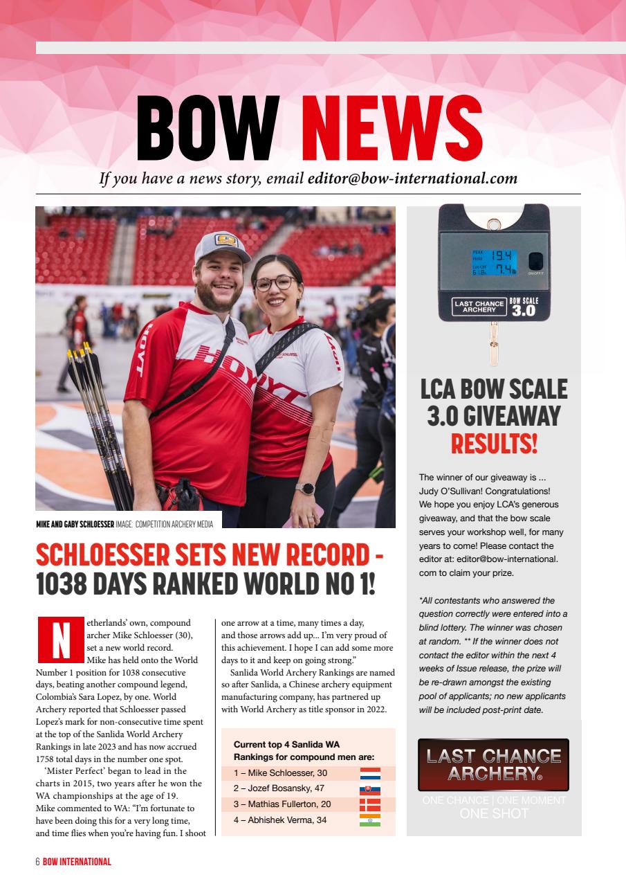 Bow International Preview Pages