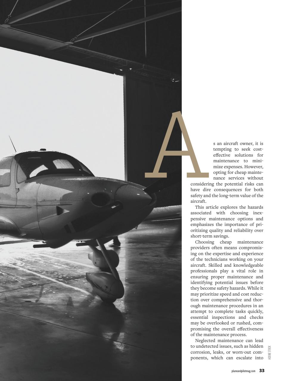 Plane & Pilot Preview Pages