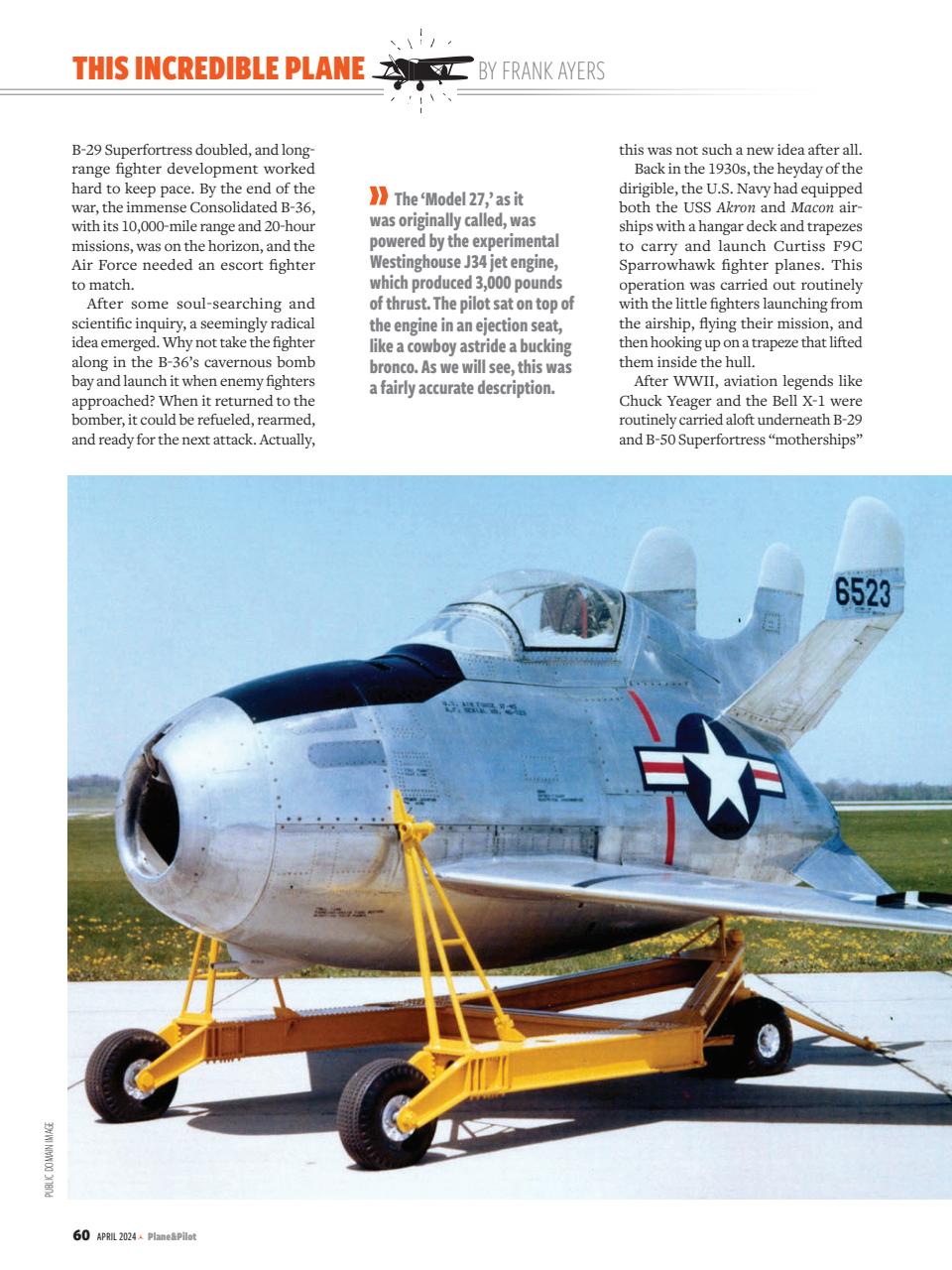 Plane & Pilot Preview Pages