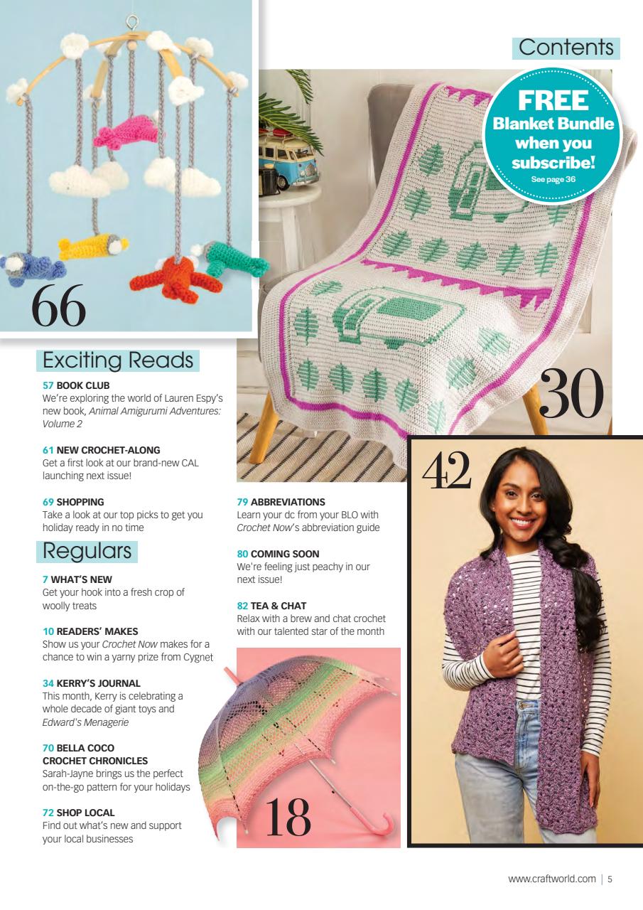 Crochet Now Magazine Preview Pages