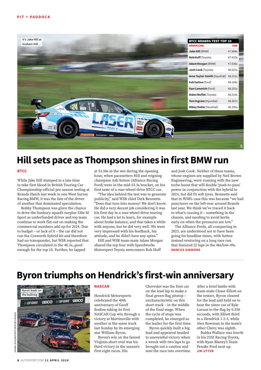 Autosport Preview Pages