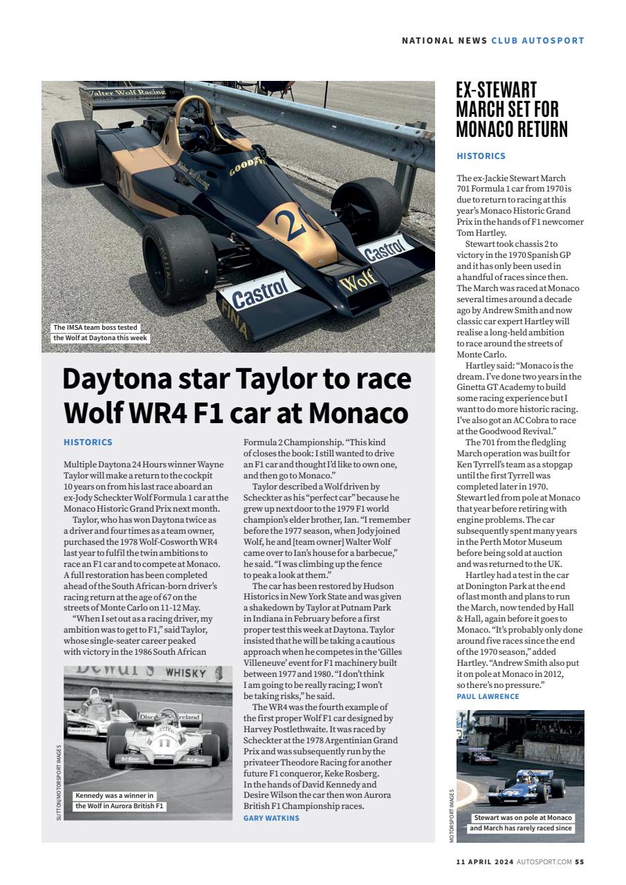 Autosport Preview Pages