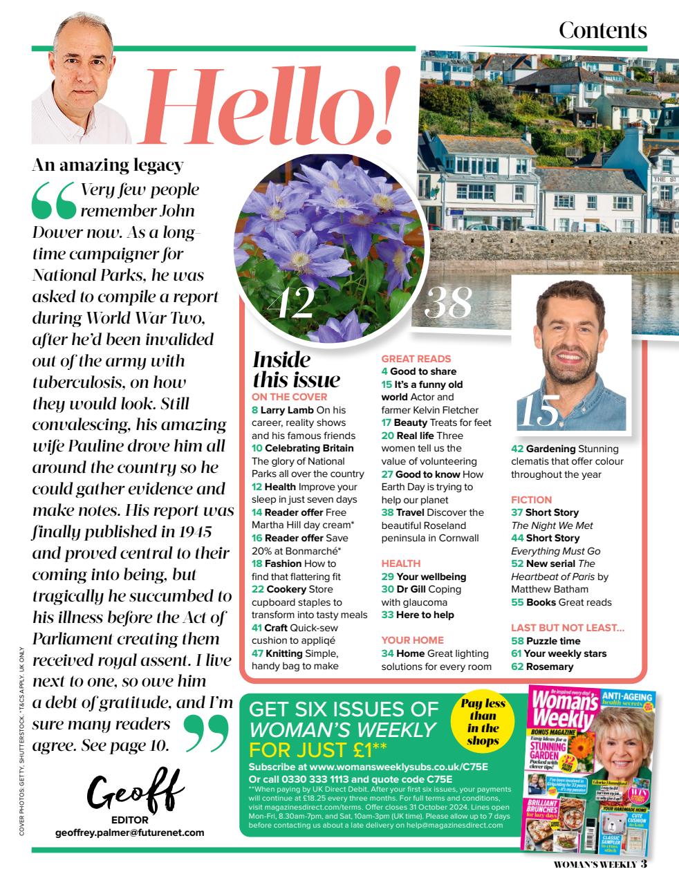 Woman's Weekly Preview Pages