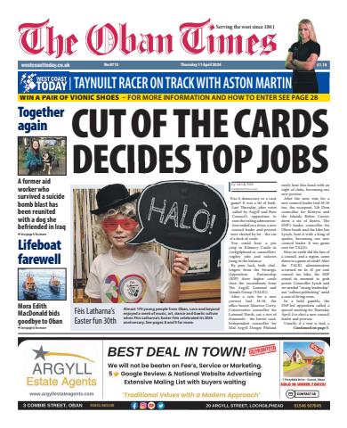 The Oban Times & Lochaber Times issue Thursday, April 11, 2024