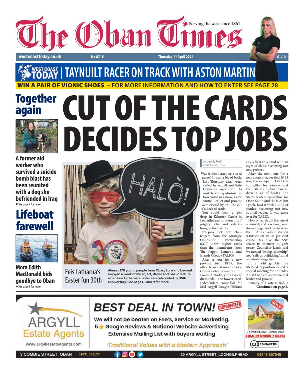 The Oban Times & Lochaber Times Preview Pages