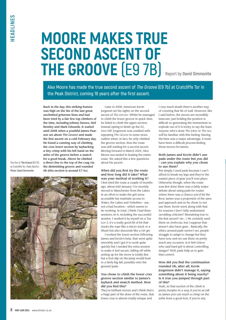 Climber Preview Pages