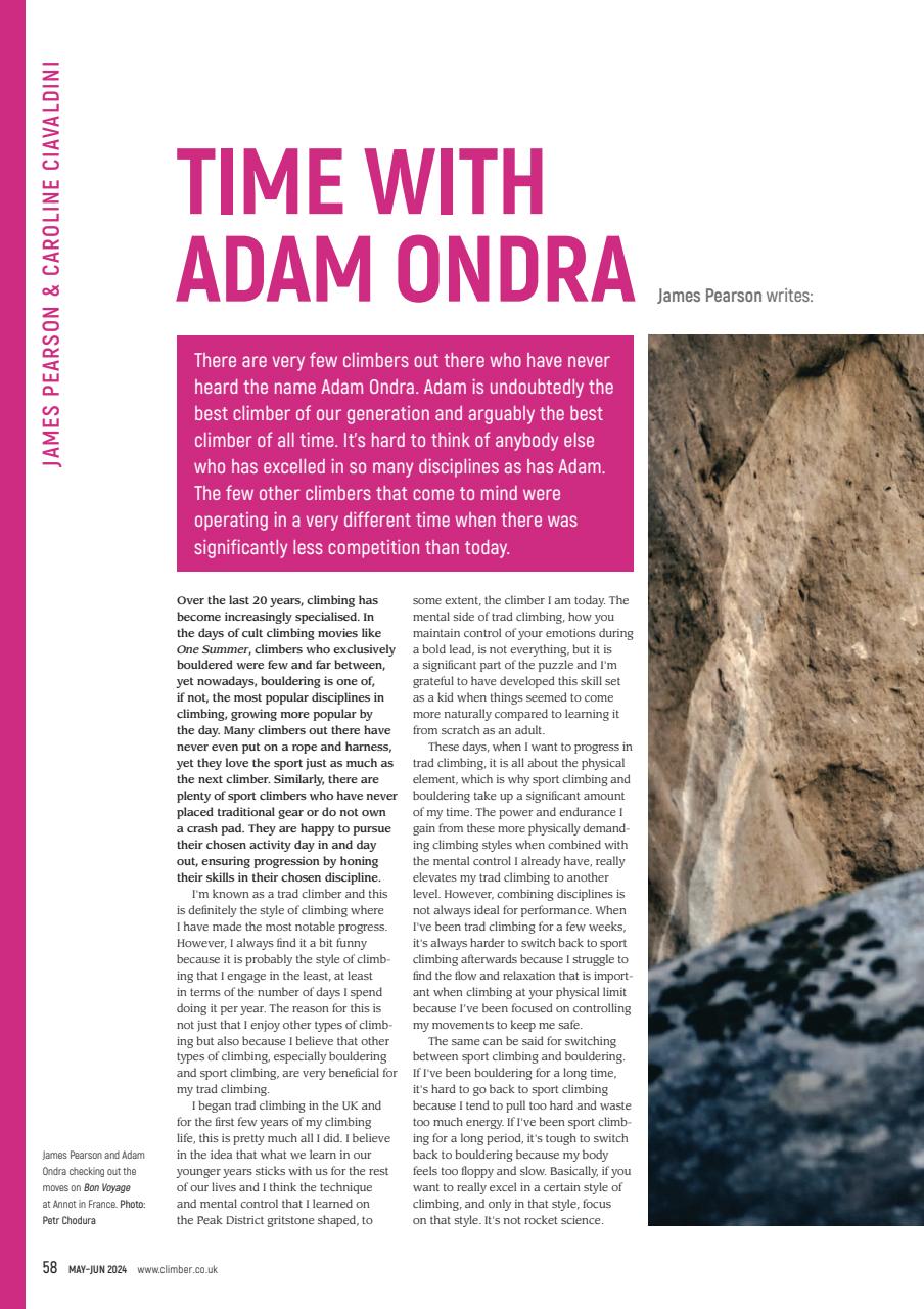 Climber Preview Pages