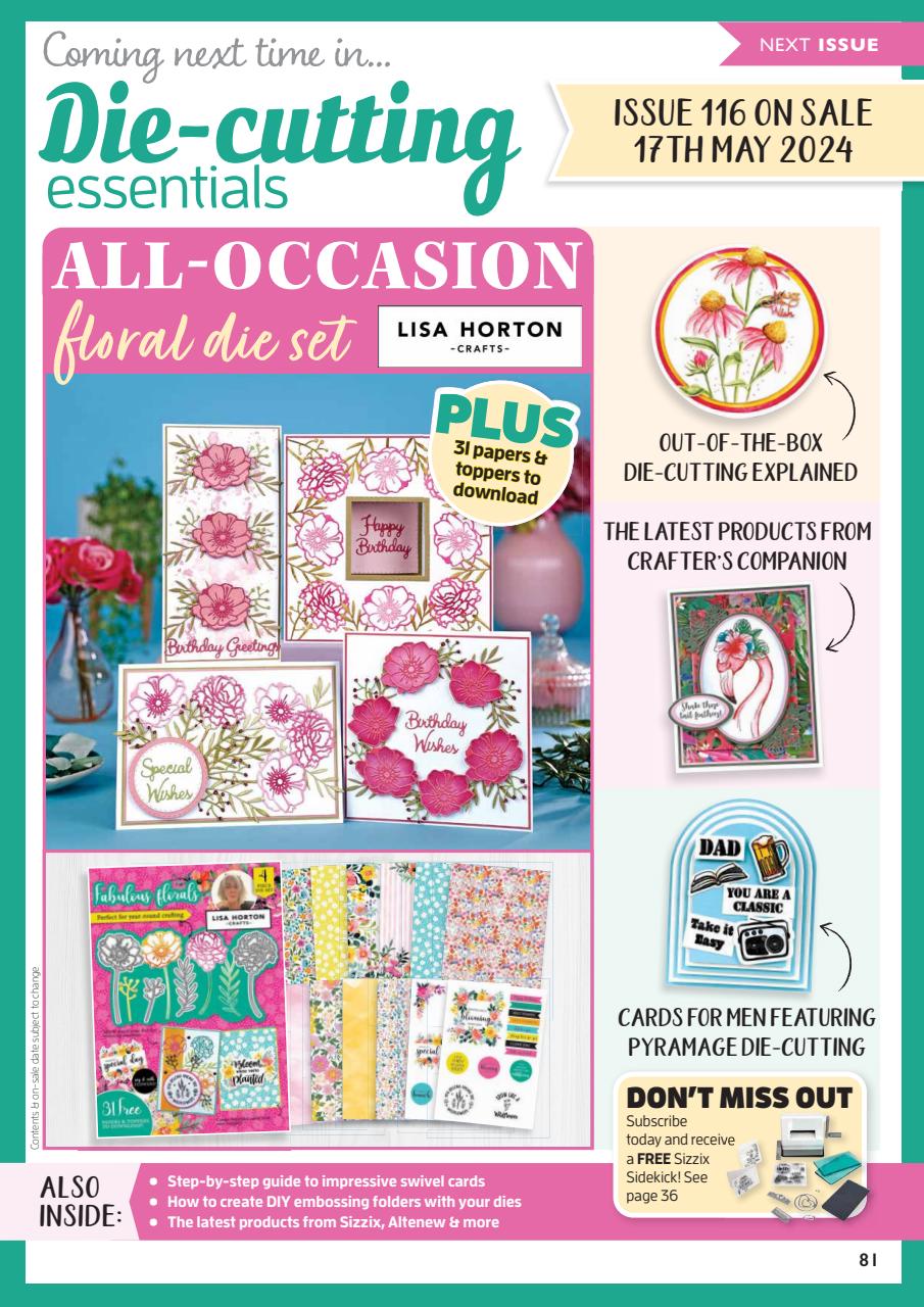 Die-Cutting Essentials Preview Pages