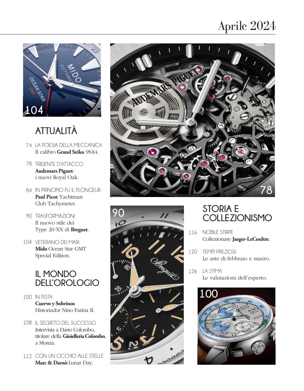 L'Orologio Preview Pages