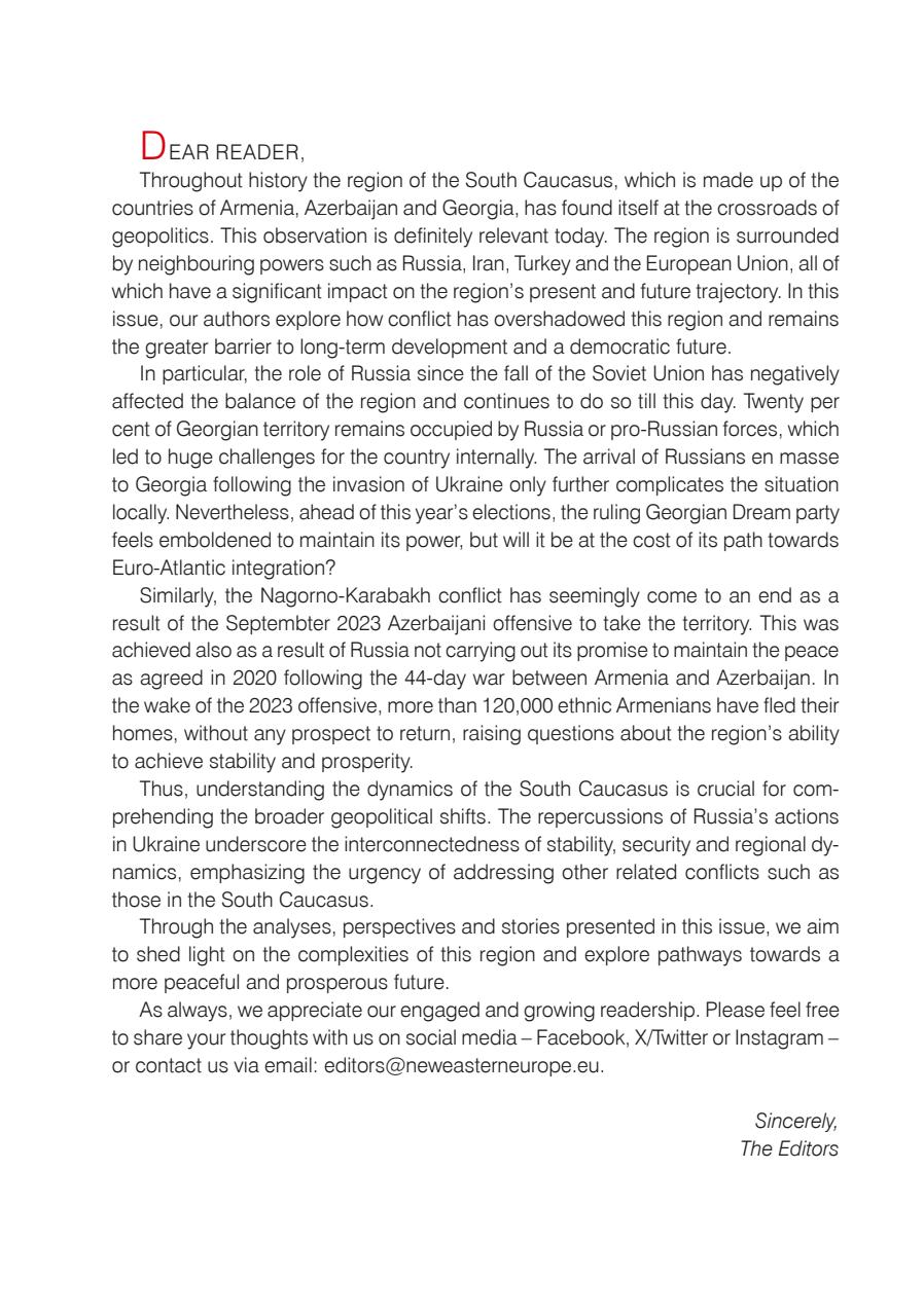New Eastern Europe Preview Pages