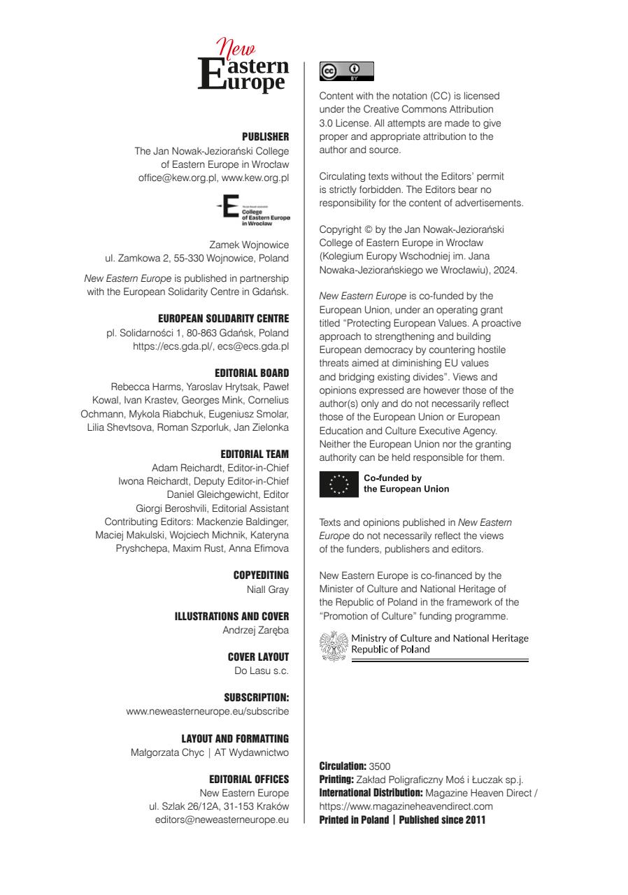 New Eastern Europe Preview Pages